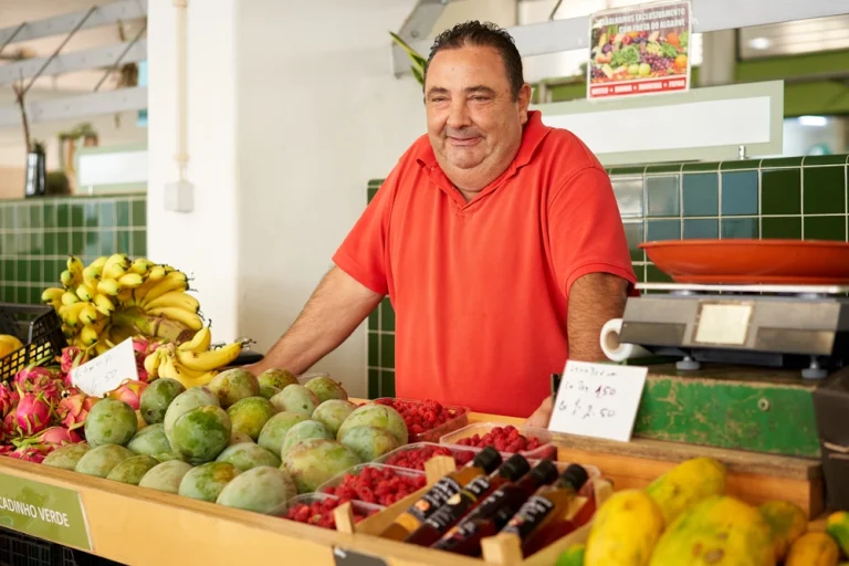 Vendedor do mercado de São Brás de Alportel