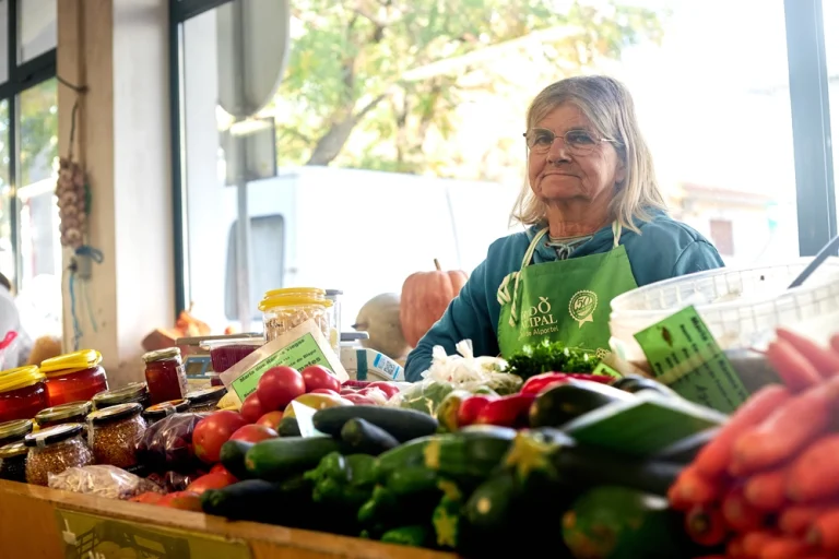 Vendedor do mercado de São Brás de Alportel