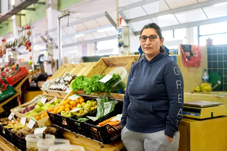 Vendedor do mercado de São Brás de Alportel